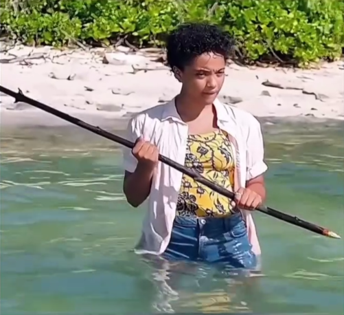 This Movie story is about a young woman stranded on a lonely island who must fight a terrifying sea monster that comes out every night to hunt her