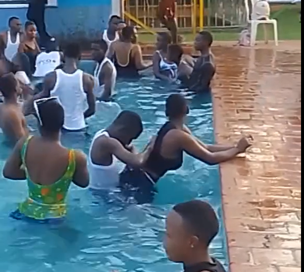 Enjoy it at Swimming