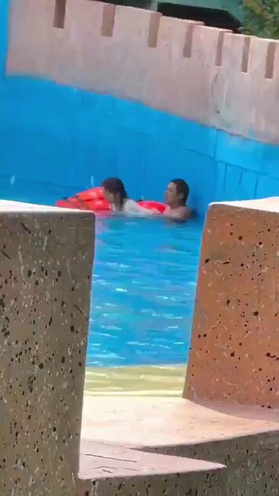 Chinese Couple Caught Having Sex In A Pool In Public