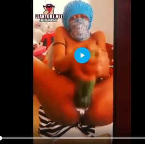 Watch Gal Using-MASSIVE-Cucumber-In-Pussy