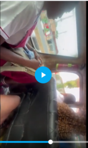 Guy Showing His Azigi To School Girl In  TroTro Car