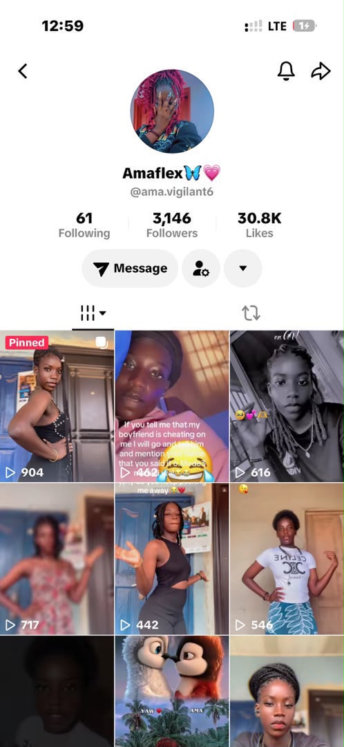 Ama Flex Tiktok Girl Azigi Trending